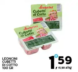 Extra Supermercati Leoncini cubetti di cotto offerta