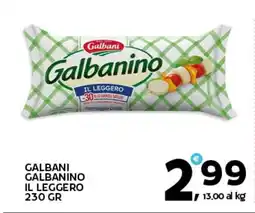 Extra Supermercati Galbani galbanino il leggero offerta