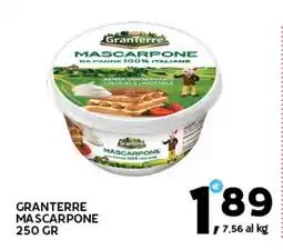 Extra Supermercati Granterre mascarpone offerta