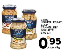 Extra Supermercati Cirio legumi lessati ceci/ cannellini/ borlotti offerta