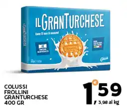 Extra Supermercati Colussi frollini granturchese offerta