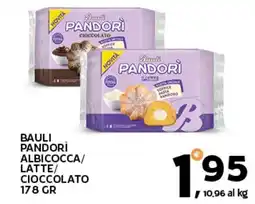 Extra Supermercati Bauli pandorì albicocca/ latte/ cioccolato offerta