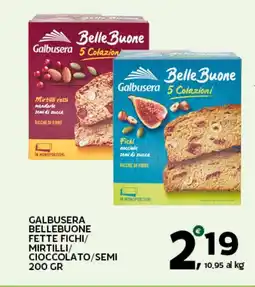 Extra Supermercati Galbusera bellebuone fette fichi/ mirtilli/ cioccolato/semi offerta