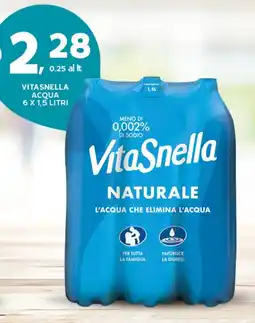 Extra Supermercati Vitasnella acqua offerta