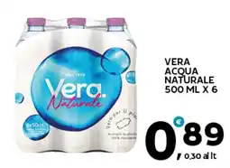 Extra Supermercati Vera acqua naturale offerta