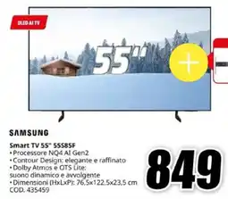 MediaWorld SAMSUNG Smart TV 55" 55S85F offerta