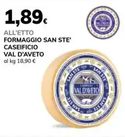 Basko Formaggio san ste' caseificio VAL D'AVETO offerta