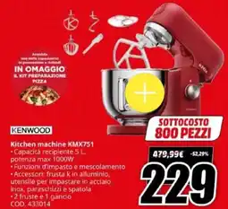MediaWorld KENWOOD Kitchen machine KMX751 offerta