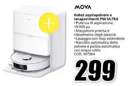 MediaWorld MOVA Robot aspirapolvere e lavapavimenti P50 ultra offerta
