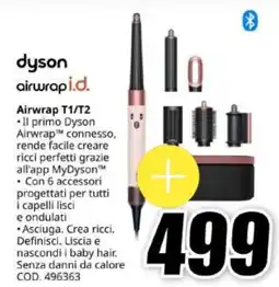 MediaWorld dyson Airwrap T1/T2 offerta