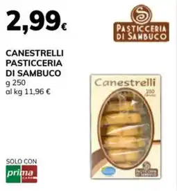 Basko Canestrelli pasticceria di sambuco offerta