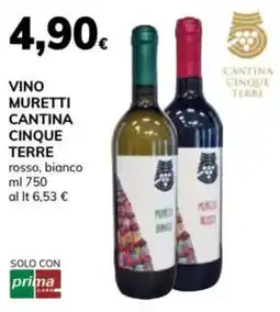 Basko Vino muretti cantina cinque terre offerta