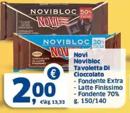 Sigma Novibloc Tavoletta Di Cioccolato offerta