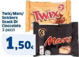 Sigma Twix/Mars/ Snickers Snack Di Cloccolato offerta
