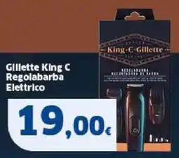 Sigma Gillette King C Regolabarba Elettrico offerta