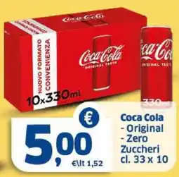 Sigma Coca Cola Original, Zero Zuccheri offerta