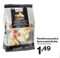In'S Mercato Panetti croccanti al farro e semi di chia offerta