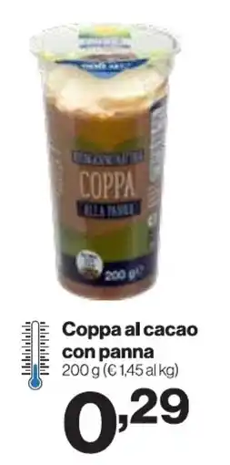 In'S Mercato Coppa al cacao con panna offerta