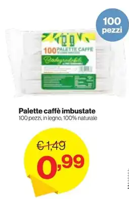 In'S Mercato Palette caffè imbustate offerta