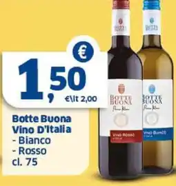 Sigma Botte Buona Vino D'Italia Bianco, Rosso offerta