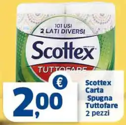 Sigma Scottex Carta Spugna Tuttofare offerta