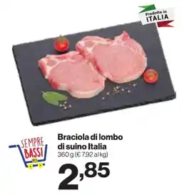In'S Mercato Braciola di lombo di suino Italia offerta