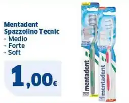 Sigma Mentadent Spazzolino Tecnic Medio, Forte, Soft offerta