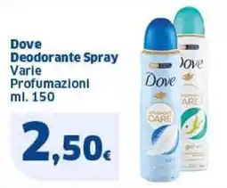 Sigma Dove Deodorante Spray offerta