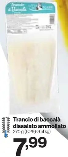In'S Mercato Trancio di baccalà dissalato ammollato offerta