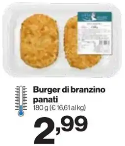 In'S Mercato Burger di branzino panati offerta