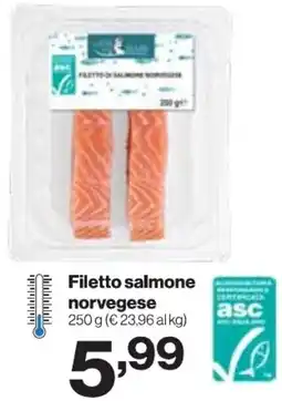 In'S Mercato Filetto salmone norvegese offerta