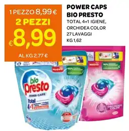 Ekom Power caps bio presto total 4+1 igiene, orchidea color offerta