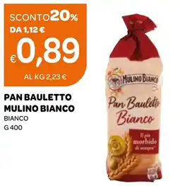 Ekom Pan bauletto mulino bianco bianco offerta