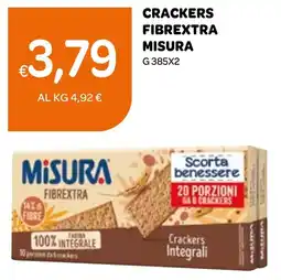 Ekom Crackers fibrextra MISURA offerta