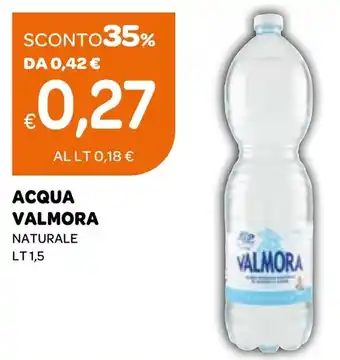 Ekom Acqua valmora naturale offerta