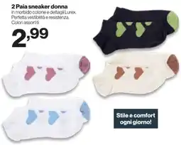 In'S Mercato 2 Paia sneaker donna offerta