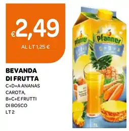 Ekom Bevanda di frutta c+d+a ananas carota, b+c+e frutti offerta