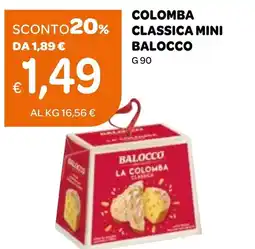 Ekom Colomba classica mini BALOCCO offerta