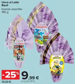 Carrefour Uovo al Latte Bauli offerta