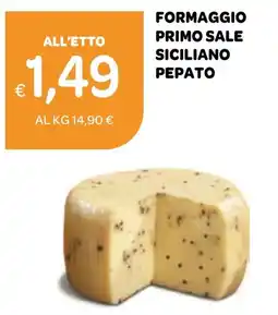 Ekom Formaggio primo sale siciliano pepato offerta