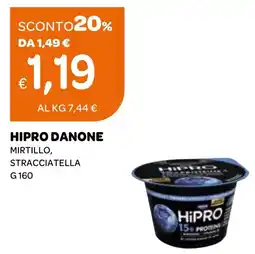Ekom Hipro danone mirtillo, stracciatella offerta