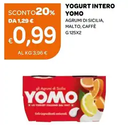 Ekom Yogurt intero yomo agrumi di sicilia, malto, caffè offerta