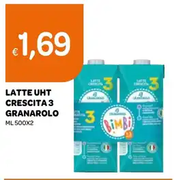 Ekom Latte uht crescita 3 granarolo offerta
