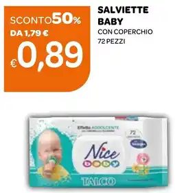 Ekom Salviette baby con coperchio offerta