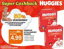 Ekom Pannolini ultra comfort HUGGIES offerta