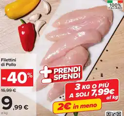 Carrefour Filettini di Pollo offerta