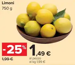 Carrefour Limoni offerta