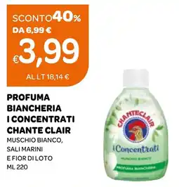 Ekom Profuma biancheria i concentrati chante clair muschio bianco, sali marini e fior di loto offerta