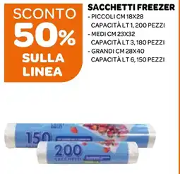 Ekom Sacchetti freezer offerta