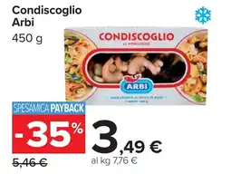 Carrefour Condiscoglio Arbi offerta